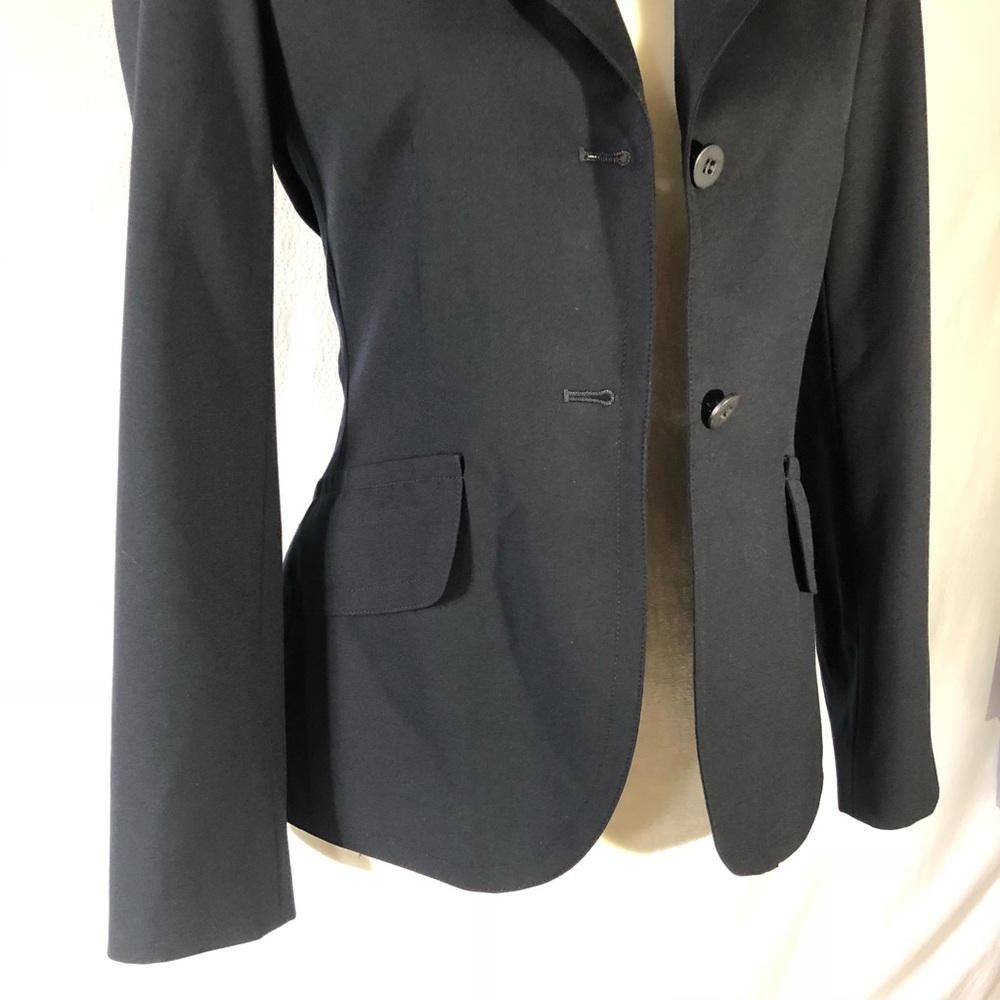 The Limited Navy Blue Stretch Fitted Blazer - Picture 3 of 8